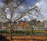 Pissarro, Camille - On Orchard in Pontoise in Winter